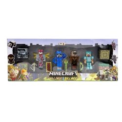 Комплект Minecraft Village & Pillage фигурки с аксесоари – 4 броя герои