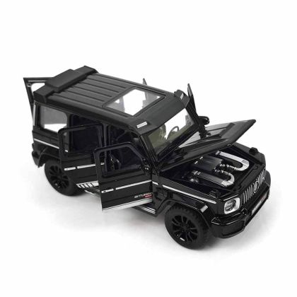 Метален джип Mercedes G-class Brabus, със звук и светлини, Черен, Без опаковка