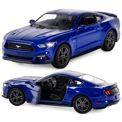 Метална кола Ford Mustang, 1:24, Синя