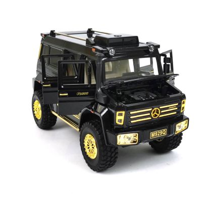Детски джип Mercedes UNIMOG, Метален, Отварящи се врати, Без опаковка