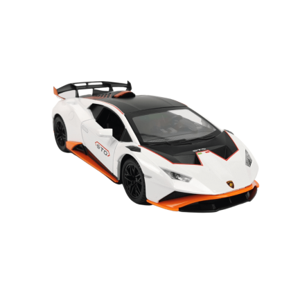 Метална количка Lamborghini, С отварящи врати, Бяла, Без опаковка