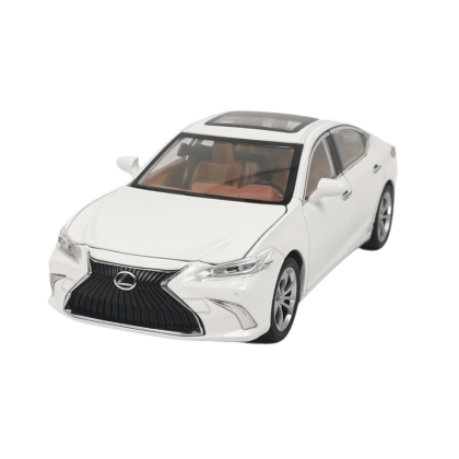 Автомобил Lexus ES, Метален, Звук, Светлини, 1:24, Бял, Без опаковка