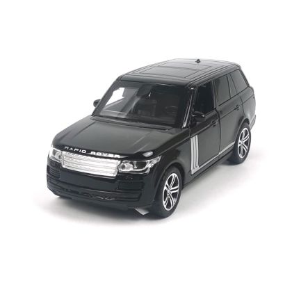 Метален автомобил Range Rover, С отварящи се врати, 1:32, Черна, Без опаковка