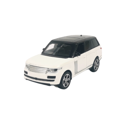 Метален автомобил Range Rover, С отварящи се врати, 1:32, Бял, Без опаковка