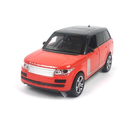 Метален автомобил Range Rover, С отварящи се врати, 1:32, Червена, Без опаковка