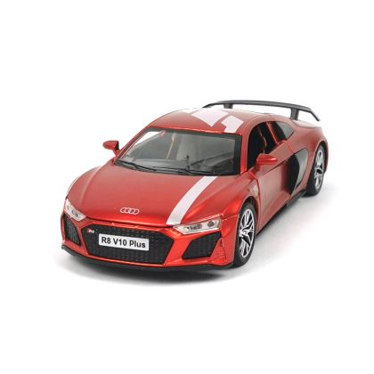 Детски автомобил Audi R8, Метален, С отварящи се врати, 1:32, Червен, Без опаковка