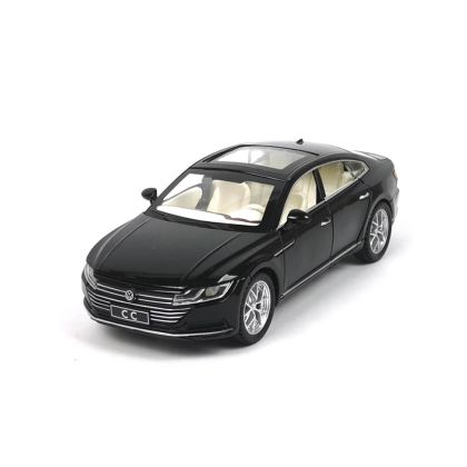 Метална кола Volkswagen Passat CC, С отварящи се врати, Черна, Без опаковка