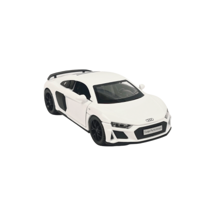 Метална кола Audi R8 GT, С отварящи се врати, 1:32, Бяла