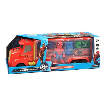 Камион автовоз, Със спайдърмен фигура, Аvengers