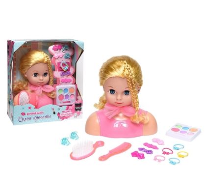 Кукла глава, За прически, С грим и гребен