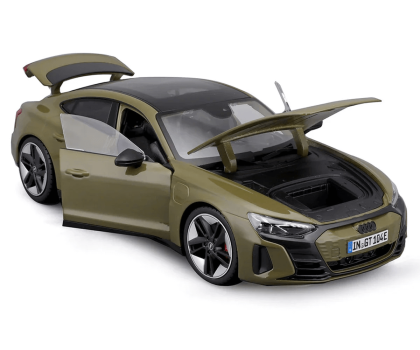 Метална кола Audi RS E-tron GT, С отварящи се врати, 1:18, Bburago 