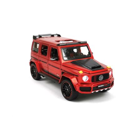 Метален джип Mercedes G-class Brabus, 1:24, Червен, Без опаковка