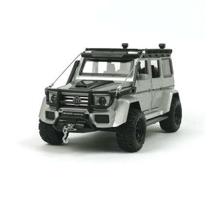 Метален джип Mercedes G-class, Brabus Adventure, 1:24, Сив, Без опаковка