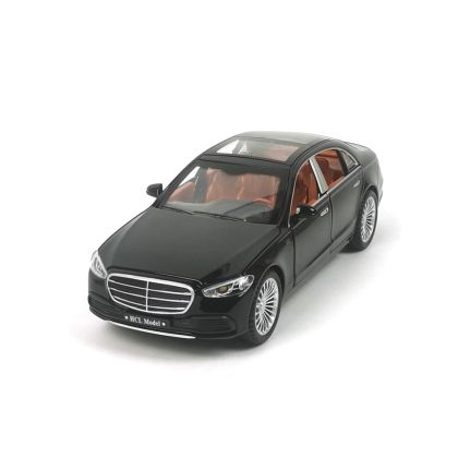 Метален автомобил Mercedes Benz S Class, С пушек, Черен, 1:22, Без опаковка