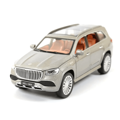 Метален джип, Mercedes-Maybach GLS, С пушек, Сива, 1:22, Без опаковка