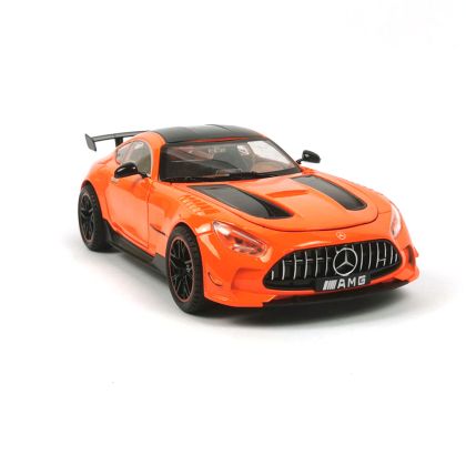 Метална кола Mercedes-Benz AMG GT, BLACK SERIES, Оранжева, 1:18, Без опаковка