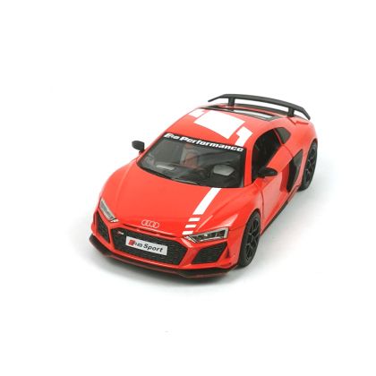 Метална кола Audi R8, С отварящи се врати, 1:24, Червен, Без опаковка