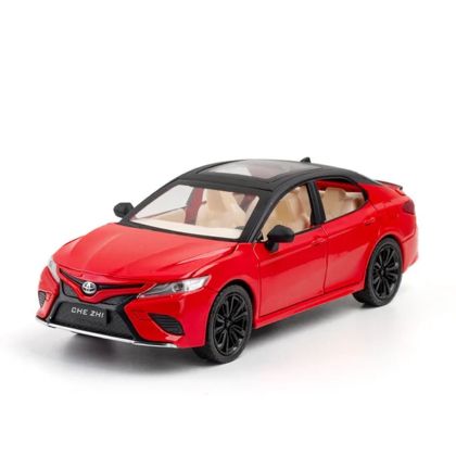 Метална кола Toyota Camry, 1:24, Червена, Без опаковка