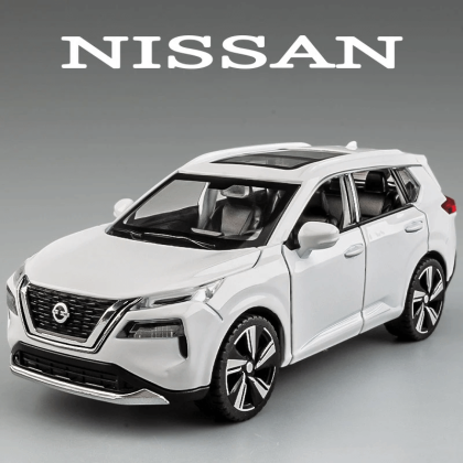 Метален джип Nissan X-TRAIL SUV, 1:32, Бял, Без опаковка