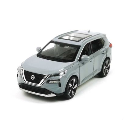 Метален джип Nissan X-TRAIL SUV, 1:32, Сив, Без опаковка