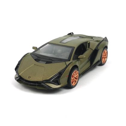 Метална кола Lamborghini, 1:32, Кафява, Без опаковка