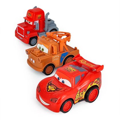Комплект колички Cars Маккуин, 3 броя с любими герои