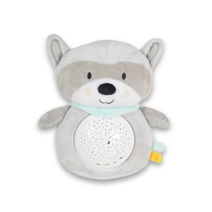 Нощна лампа и прожектор с бял шум Snuggly Raccoon