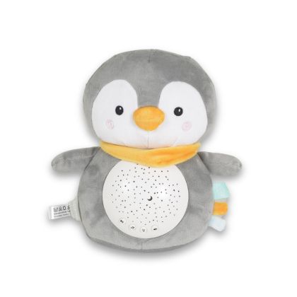 Нощна лампа и прожектор с бял шум Snuggly Penguin