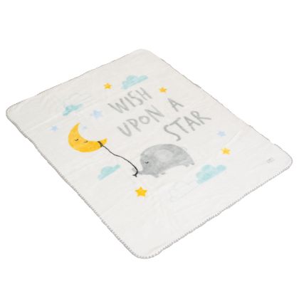 Одеяло 110/140 Softy Wish upon a star бял