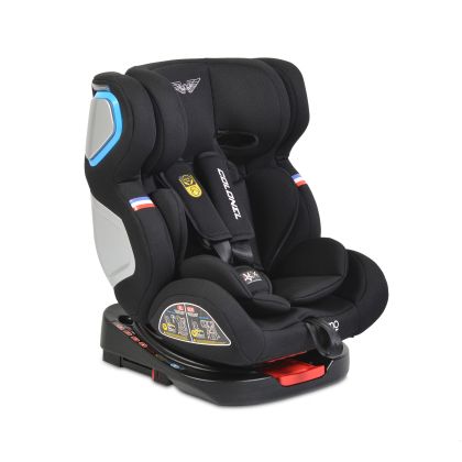 Стол за кола Colonel 360° с Isofix черен