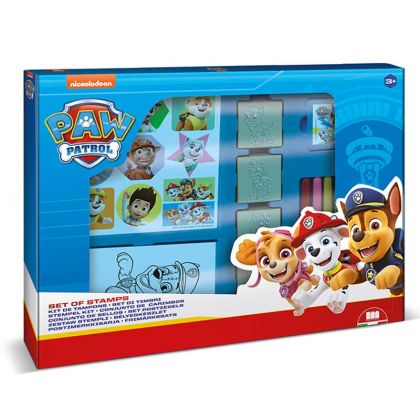 Занимателен комплект за рисуване "Пес Патрул" с 4 печата