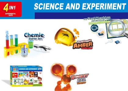 STEAM комплект 4 в 1, Наука и експерименти