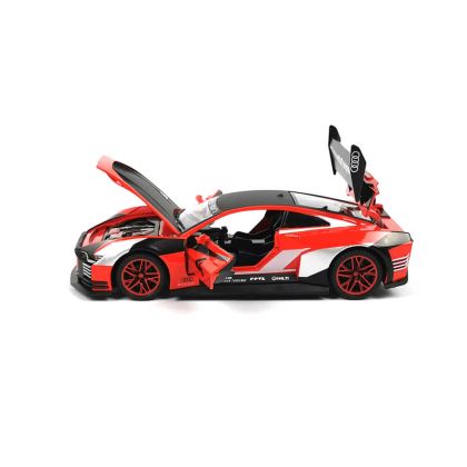 Метална кола Audi Sport e-tron, 1:32, Червен, Без опаковка