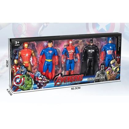 Комплект супергерои Avengers – 5 фигурки, 26 см