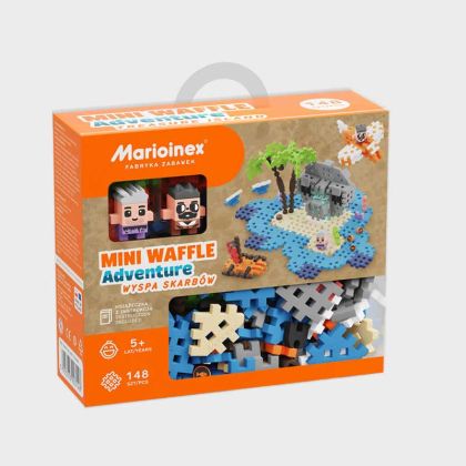 Мини вафлен конструктор Marioinex &quot;Приключение на островът на съкровищата&quot;, 148 части