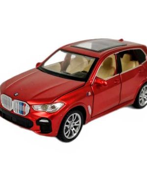 Метален автомобил, джип BMW X5, Червен, Без опаковка