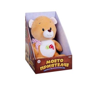 Плюшен разказвач с приказки, мече, 25 см