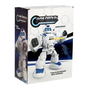 Голям детски робот изстрелващ дискове, с дистанционно управление, OTC0873117 
