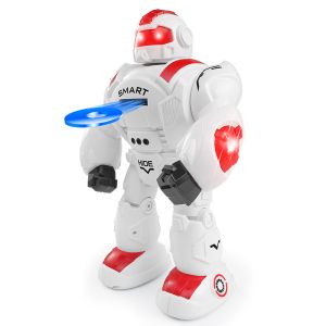 Голям детски робот изстрелващ дискове, с дистанционно управление, OTC0873117 