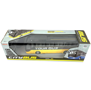 Детски автобус с дистанционно управление, Tour bus, жълт