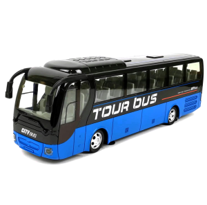 Детски автобус с дистанционно управление, Tour bus, син