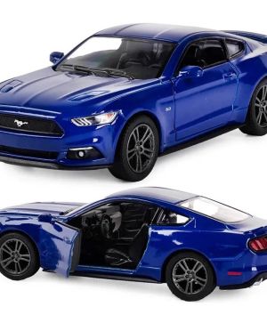 Метална кола Ford Mustang, 1:24, Синя