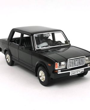 Метална кола Lada 7, със светлини и звуци, черен