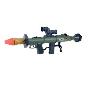 Детски гранатомет, Изстрелващ ракета с пяна, Със светлина и звук