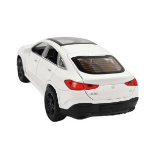Метален автомобил Mercedes Benz GLE, Купе, Бял, Без опаковка