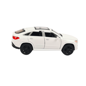 Метален автомобил Mercedes Benz GLE, Купе, Бял, Без опаковка