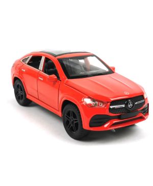 Метален автомобил Mercedes Benz GLE, Купе, Червен, Без опаковка