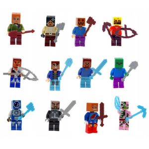Комплект фигури, Minecraft, 12 бр
