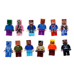 Комплект фигури, Minecraft, 12 бр