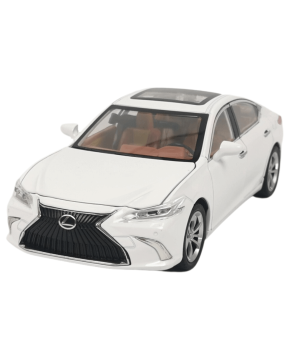 Автомобил Lexus ES, Метален, Звук, Светлини, 1:24, Бял, Без опаковка